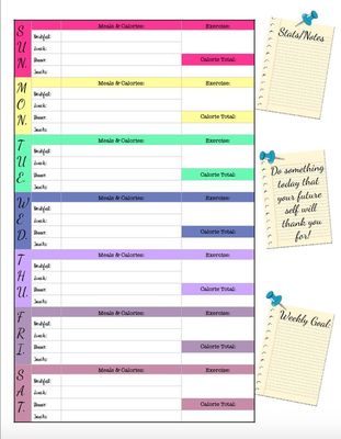 33 Food Journal & Diary Templates to Track Your Meals