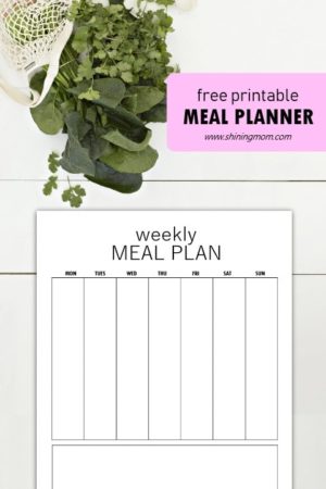 27 Printable Weekly Meal Planner Templates for 2022