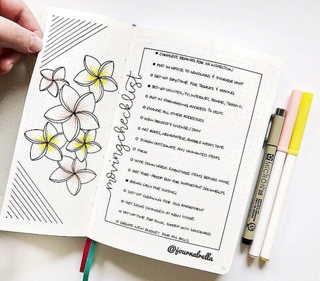 25 Morning Routine Bullet Journal Ideas & Examples to Start Your Day