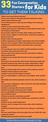 115 Fun Conversation Starters for Kids to Get Them Talking