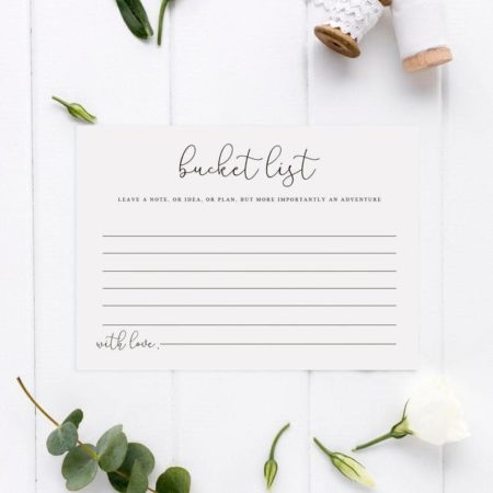 23 Printable Bucket List Templates for Your Dream Goals