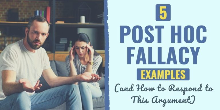 5 Post Hoc Fallacy Examples (and How to Respond to This Argument)