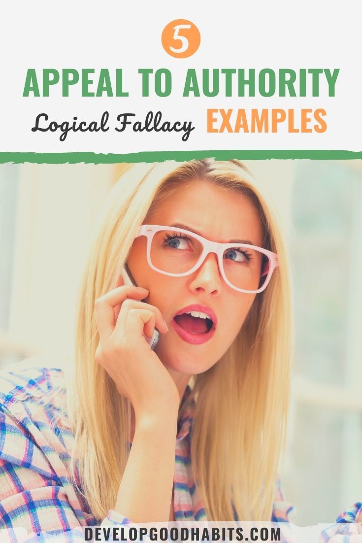 5 Appeal To Authority Logical Fallacy Examples