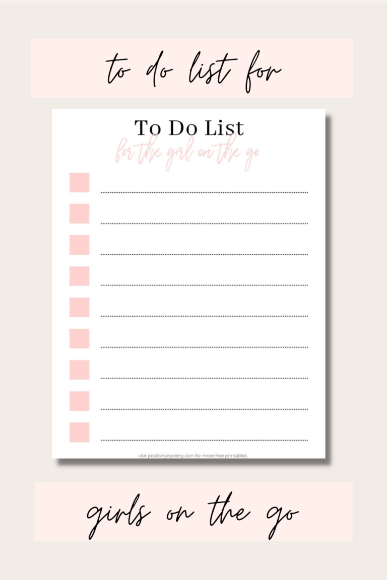 28 Printable Daily Checklist (and To Do List) Templates