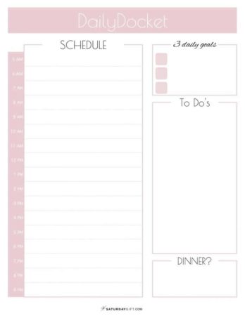 28 Printable Daily Checklist (and To Do List) Templates