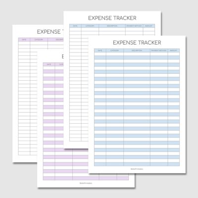 11 Free Printable Expense Trackers to Monitor Your Daily Budget