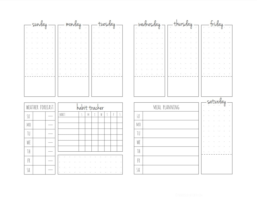 19 Free Bullet Journal Printables for 2022