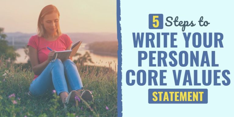 how to write an essay about your core values