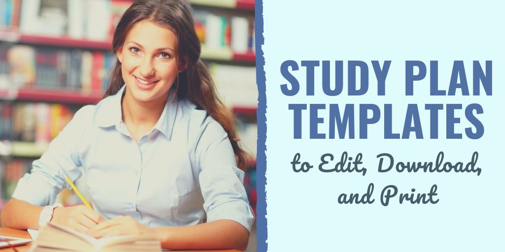 study plan example | study plan template for scholarship | study plan template excel