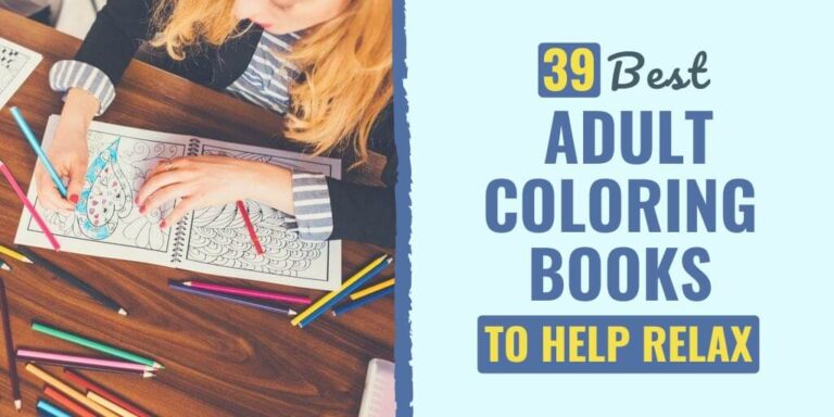 39 Best Adult Coloring Books to Help Relax [2024 Update]